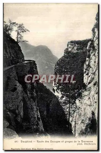 Ansichtskarte AK Le Dauphine Route des Ecouges et gorges de la Drevenne