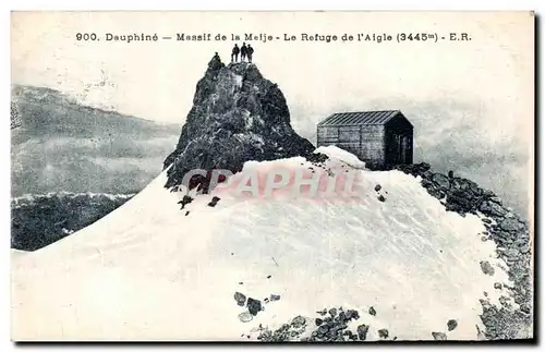 Cartes postales Dauphine Massif de la Meije Le refuge de l Aigle