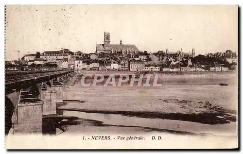 Cartes postales Nevers Vue Generale