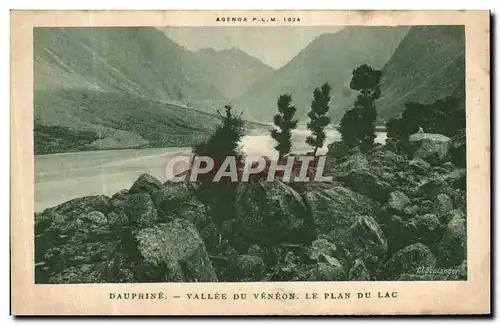 Ansichtskarte AK Dauphine Vallee Du Veneon Le Plan Du Lac