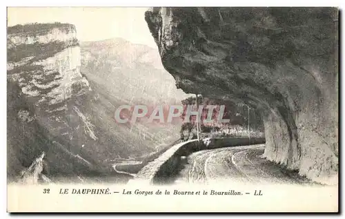 Ansichtskarte AK Le Dauphine Les Gorges de la Bourne et le Bouraillon