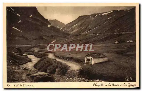 Ansichtskarte AK Col d Iseran Chapelle de la Lenta et les gorges