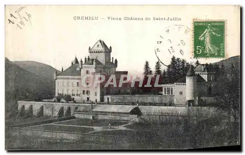 Ansichtskarte AK Cremieu Vieux Chateau de Saint Jullin