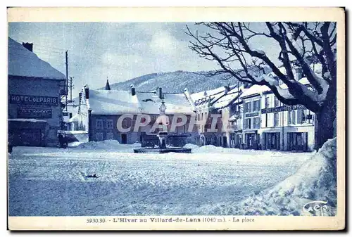 Cartes postales L Hiver au Villard de Lans La place