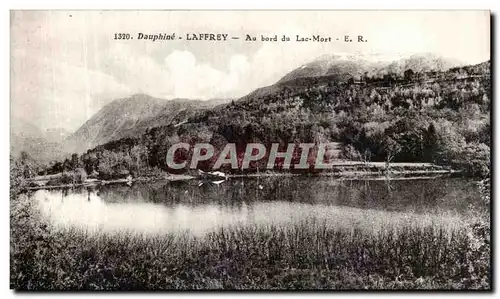 Ansichtskarte AK Dauphine Laffrey Au bord du Lac Mort