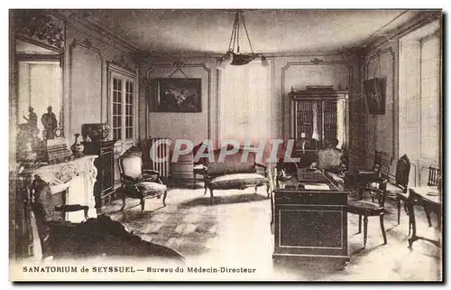 Cartes postales Sanatorium de Seyssuel Bureau du Medecin Directeur