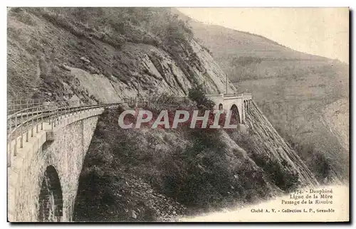 Cartes postales Dauphine Ligne de la Mure Passage de la Rivoire