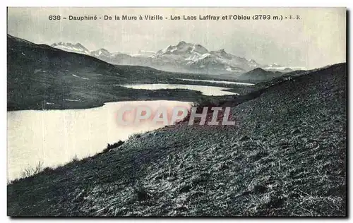 Cartes postales Dauphine De la Mure a Vizille Les Lacs Laffray et l Obiou