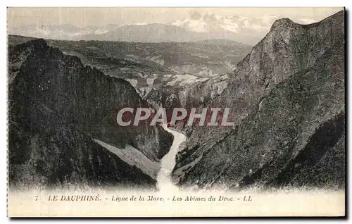 Cartes postales Le Dauphine Ligne de la Mure Les Abimes du Drac