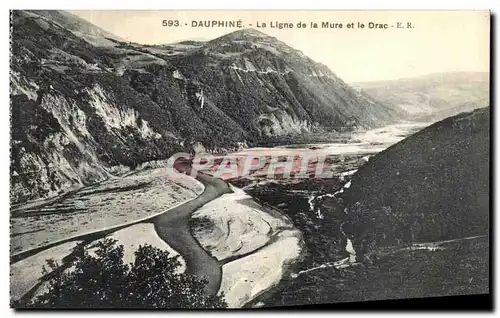 Cartes postales Dauphine La Ligne de la Mure et le Drac