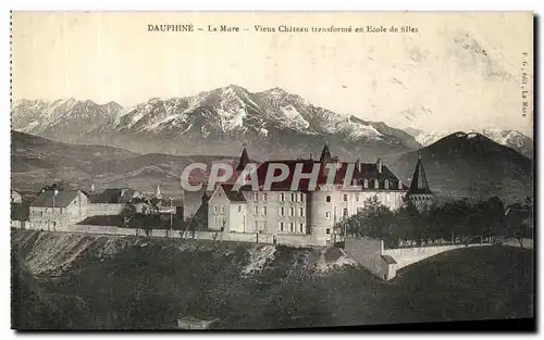 VINTAGE POSTCARD Dauphine Walls it Old Castle transforms into School of Girls