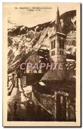 Cartes postales Dauphine Bourg d Oisans L Eglise