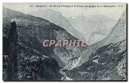 Ansichtskarte AK Dauphine Bourg d Oisans a la Grave Les gorges de la Romanche