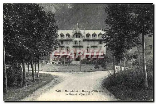 Cartes postales Dauphine Bourg d Oisans Le Grand Hotel