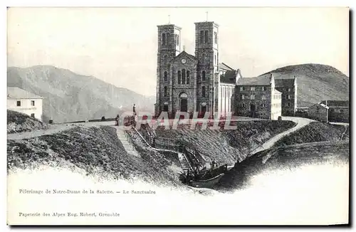 Cartes postales Pelerinage de Notre DAme de la Salette Le sanctuaire