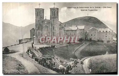 Cartes postales Pelerinage de Notre Dame de la SAlette Cote ouest Recit de l apparition