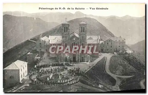 Cartes postales Pelerinage de ND de la Salette Vue Generale