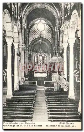 Cartes postales Pelerinage de la Salette Interieur de la Basilique