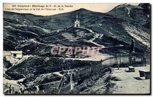 Ansichtskarte AK Pelerinage de Notre Dame de la Salette Lieu de l apparition et le Col de L Homme