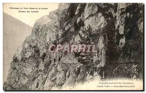 Cartes postales Pelerinage de Notre Dame de la Salette Chemin des Tunnels