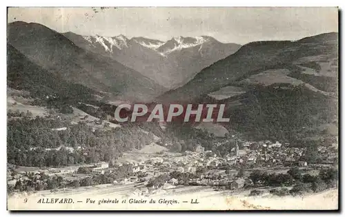 Cartes postales Allevard Vue Generale et Glacier du Gleyzin