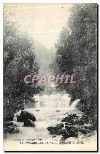 Cartes postales Allevard Les Bains La Cascade du Breda