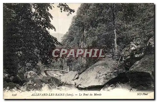 Cartes postales Allevard Le Bout du Monde