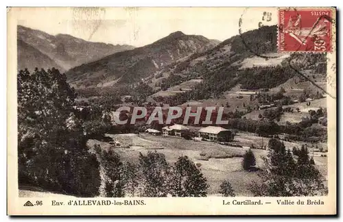 Cartes postales Env d Allevard les Bains Le Curtillard Vallee du Breda