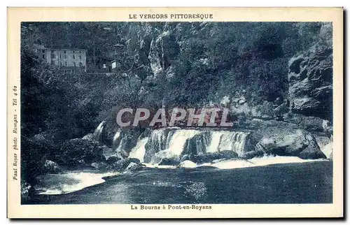 Ansichtskarte AK Le Vercors Pittoresque La Bourne a Pont en Royans