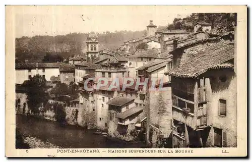 Cartes postales Pont en Royans Maisons Suspendues Sur La Bourne