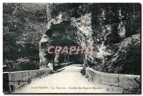 Ansichtskarte AK Dauphine Le Vercors Entree des Grands Goulets