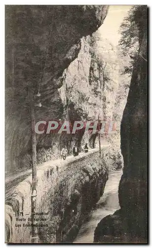 Ansichtskarte AK Dauphine Le Vercors Route du Vercors Les Grands Goulets