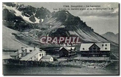 Ansichtskarte AK Dauphine Le Lautaret Les Hotels le Jardin alpin et le Combeynot