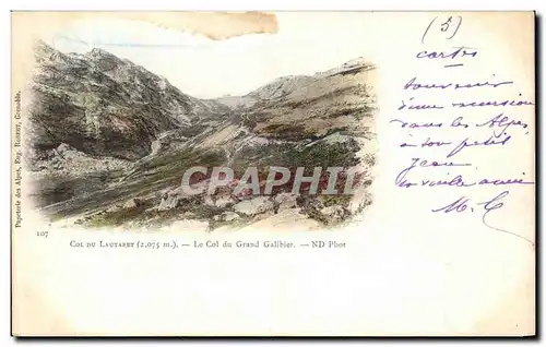 Cartes postales Col du Lautarer Le Col du Grand Galibier