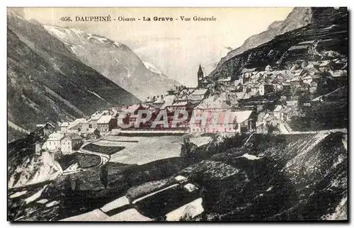 Cartes postales La Grave Vue Generale