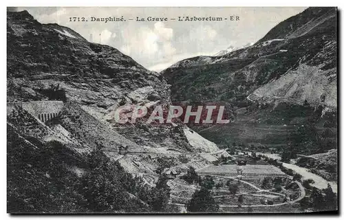 Cartes postales Dauphine La Grave L Arboretum