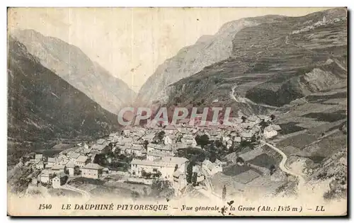 Cartes postales Le Dauphine Pittoresque Vue Generale de la Grave