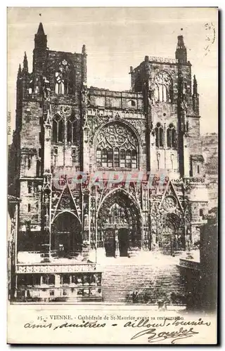 Ansichtskarte AK Vienne Cathedrale de St Maurice avant sa restauration