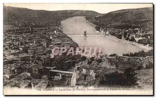 Ansichtskarte AK Vienne Panorama de Vienne Ste Colombe et la Vallee du Rhone