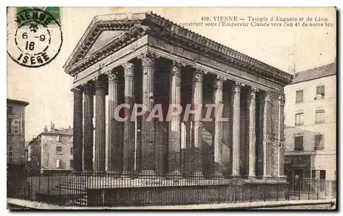 Cartes postales Vienne Temple d Auguste et de Live