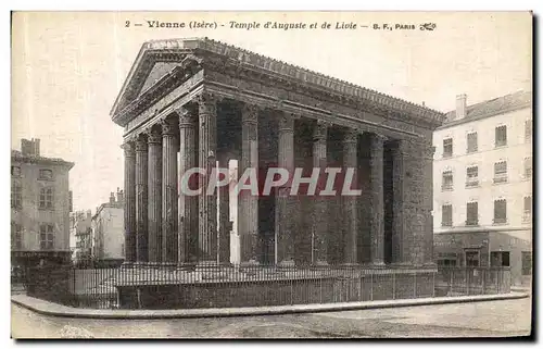 Cartes postales Vienne Temple d Auguste et de Livie