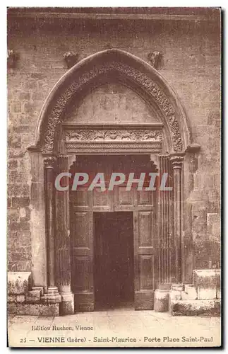 Cartes postales Vienne Saint Maurice Porte Place Saint Paul