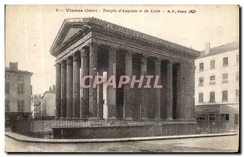 Cartes postales Vienne Temple d Auguste et de Livie