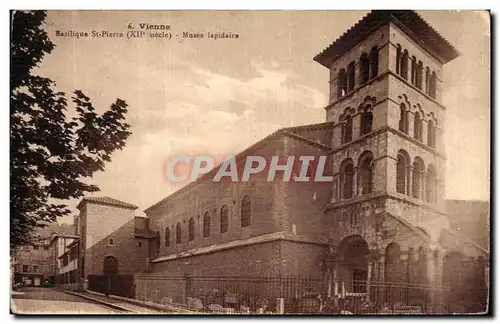 Cartes postales Vienne Basilique St Pierre Musee lapidaire