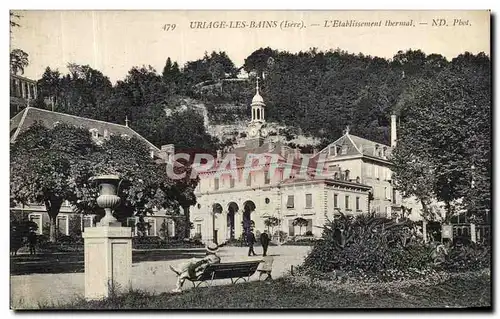 Cartes postales Dauphine Uriage les Bains l etablissement thermal