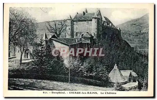 Cartes postales Dauphine Uriage les Bains le Chateau