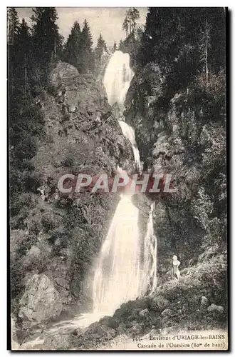 Cartes postales Environs d Uriage les Bains Cascade de l Oursiere