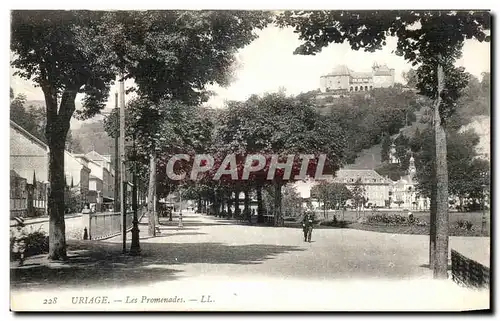 Cartes postales Uriage Les Promenades