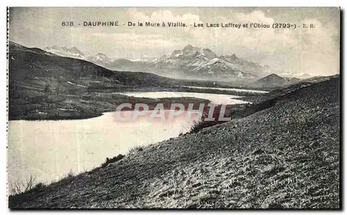 Ansichtskarte AK Dauphine De la Mure a Vizille Les Lacs Laffrey et l Obiou