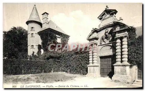 Cartes postales Le Dauphine Vizille Entree du Chateau